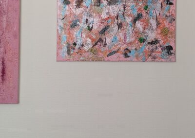 Rose'nd Pink Collection catherine pasquali art moderne abstrait féminité femme