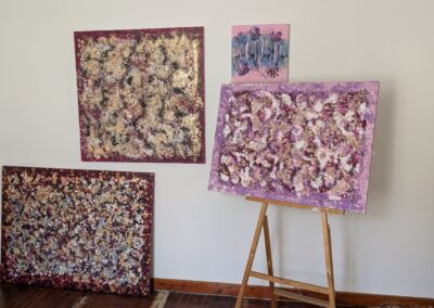 Rose'nd Pink Collection catherine pasquali art moderne abstrait féminité