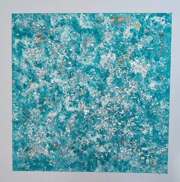 catherine pasquali moderne et abstrait turquoise